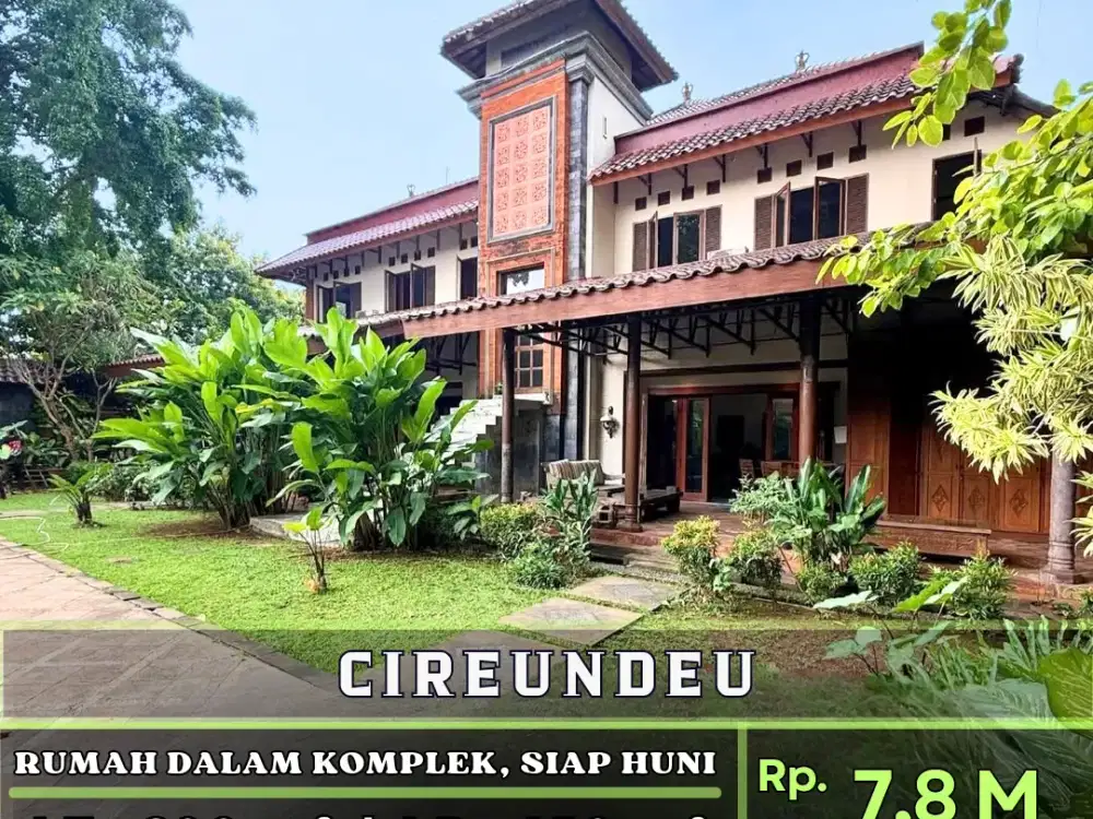 FOR SALE CIRENDEU
DALAM KOMPLEK