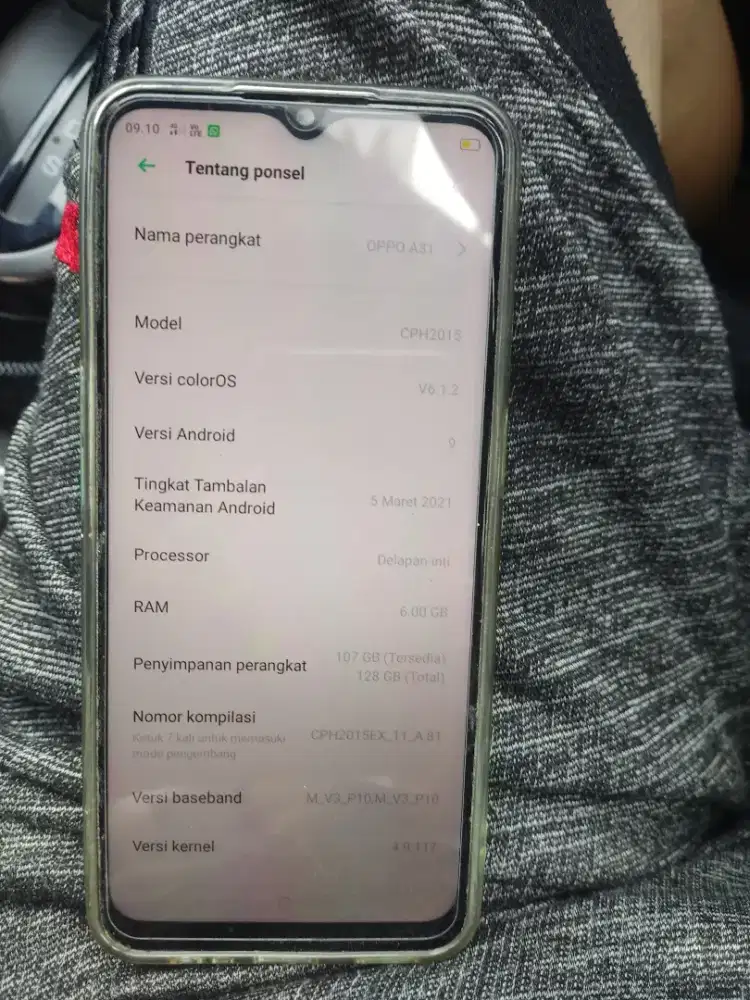 Hp oppo A 31 warna hijau