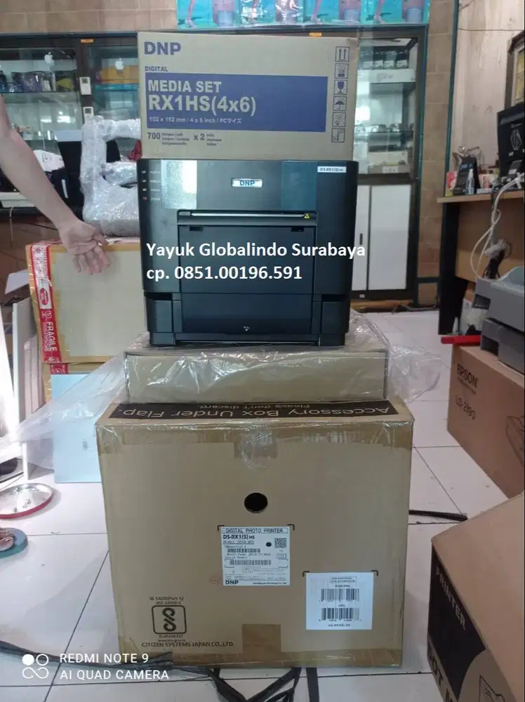 READY Printer foto DNP DSRX01 HS untuk cetak fotobooth cuan banget