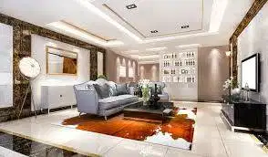 Plafon - Partisi Gypsum Alumunium + Kaca + PVC  SEKAT KACA ALUMINIUM