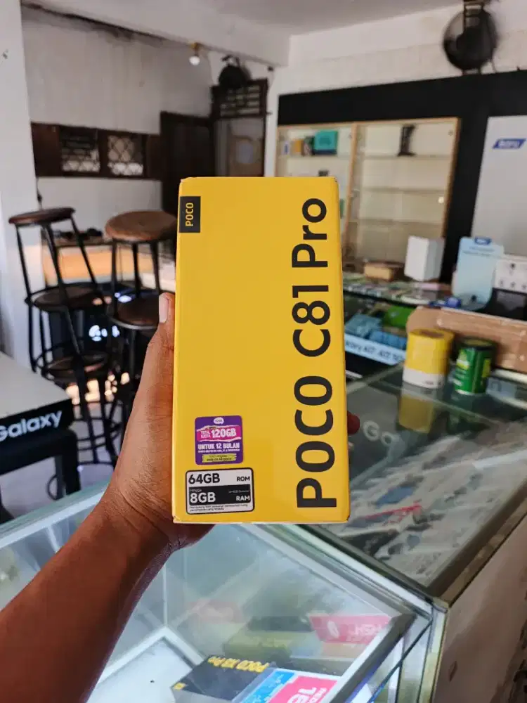 Fast respon WA Poco C81 Pro 4+4/64 Garansi resmi 15bln