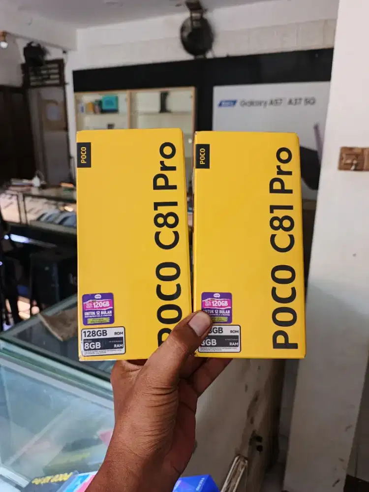 Fast respon WA Poco C81 Pro 4+4/128 Garansi resmi 15bln