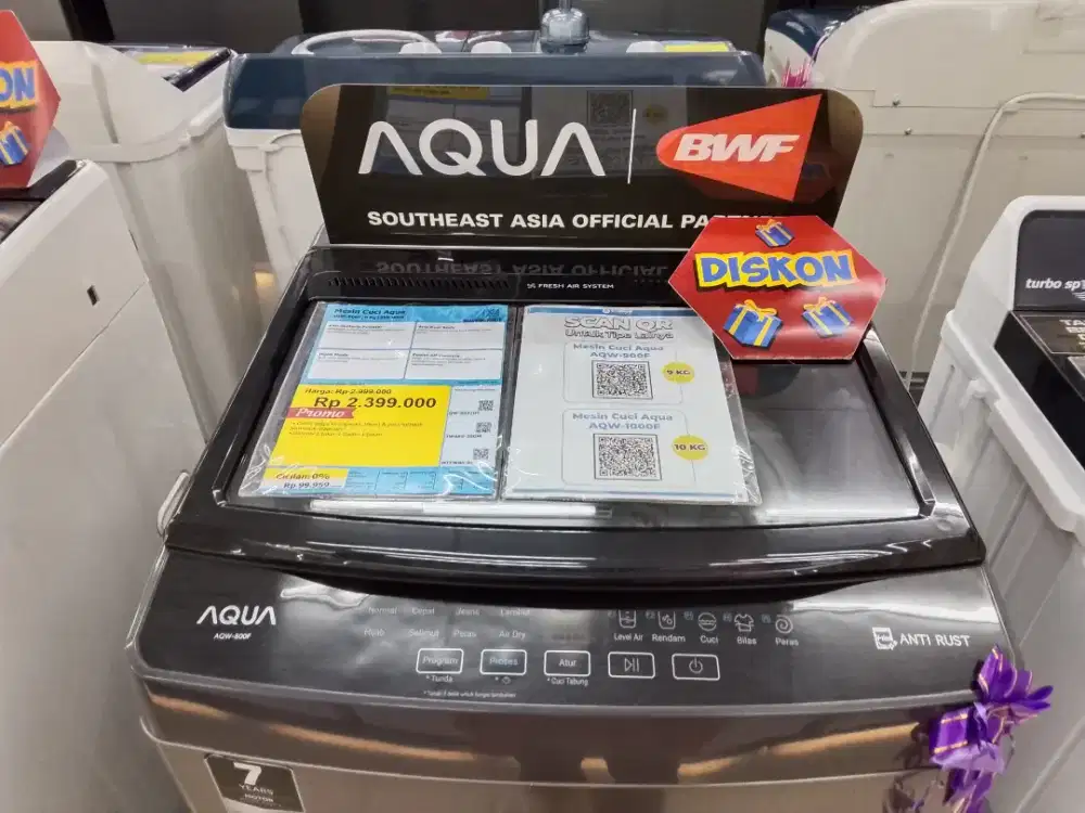 CICILAN MESIN CUCI AQUA PAKAI HOME CREDIT
