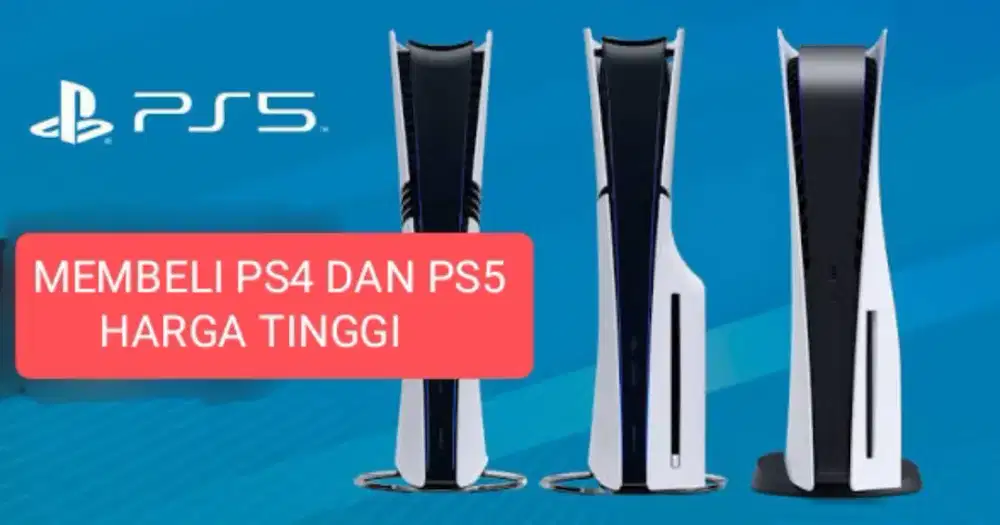 Cari di beli PS4 dan PS5 dengan harga tinggi