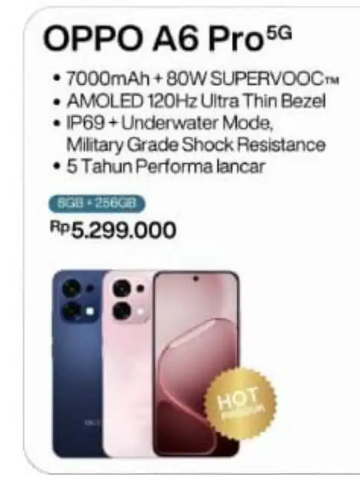 HEADPHONE ANDROID OPPO A6 PRO 5G 8/256GB