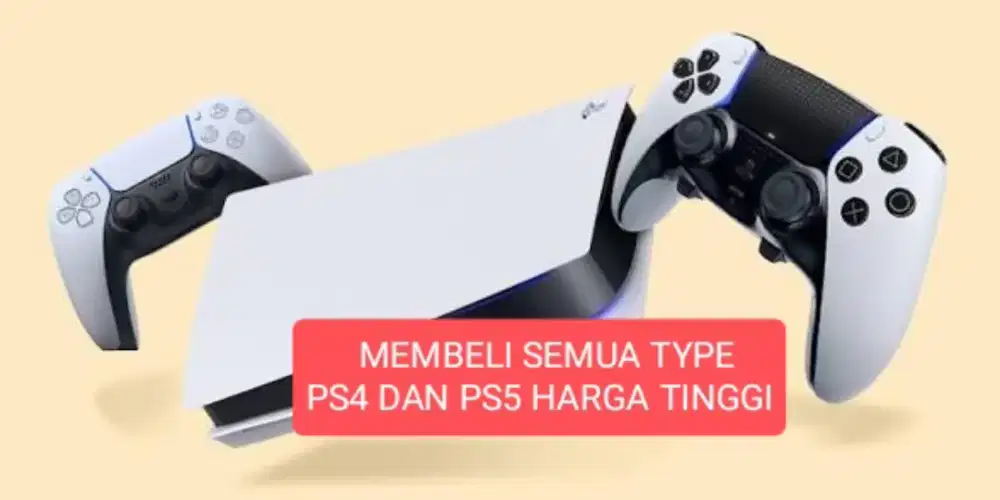 Cari dibeli PS4 dan PS5 Kondisi bagus normal