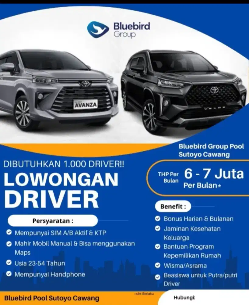 lowongan driver