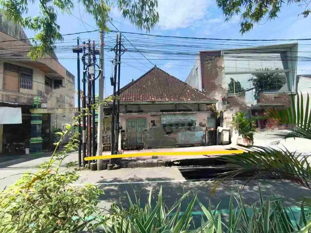 Dijual Lahan Komerdil bonus bangunan di pusat bisnis Klaten