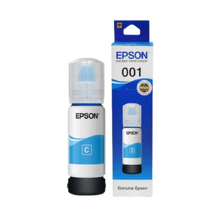 Tinta Epson 001 Cyan Original untuk L 4100  L 6100 L 14100