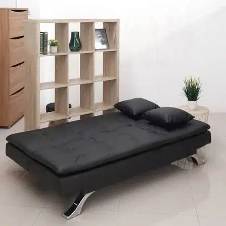 Ready stok baru sofabed kulit sintetis