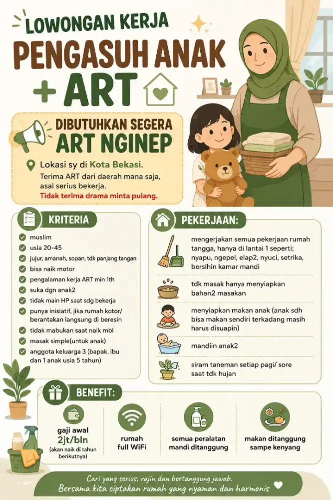 ART NGASUH menginap