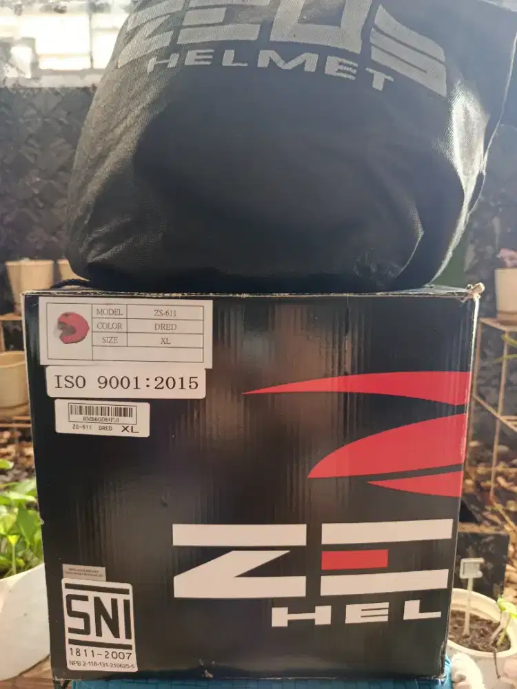 Zeus Helm ZS611 Double Visor Half Face Like New