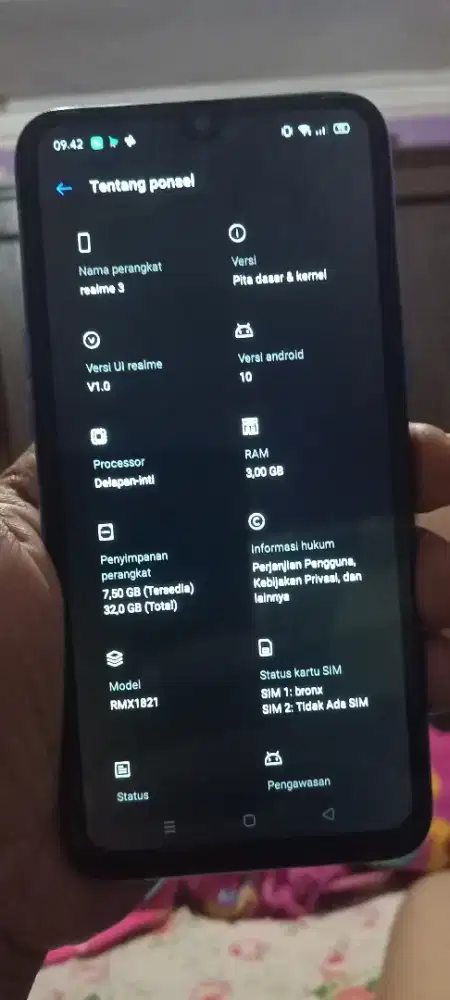 Realmi 3 kondisi bagus bingit