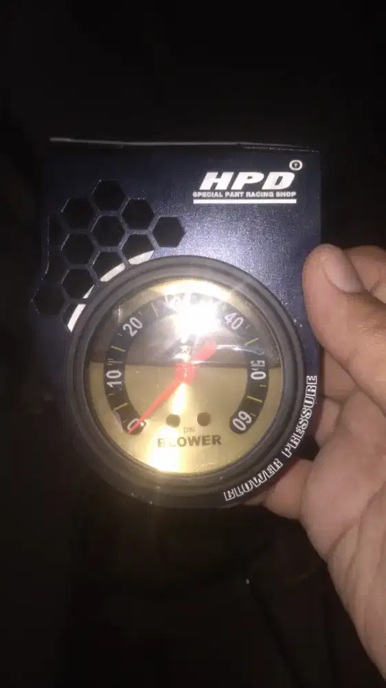 Boost meter PPRC original blower pressure 60psi komplit set