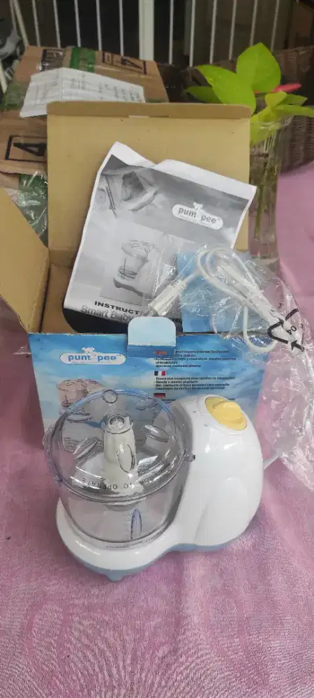 Food Processor Baby Blender Pumpee Baru Lengkap Belum Pernah Dipakai
