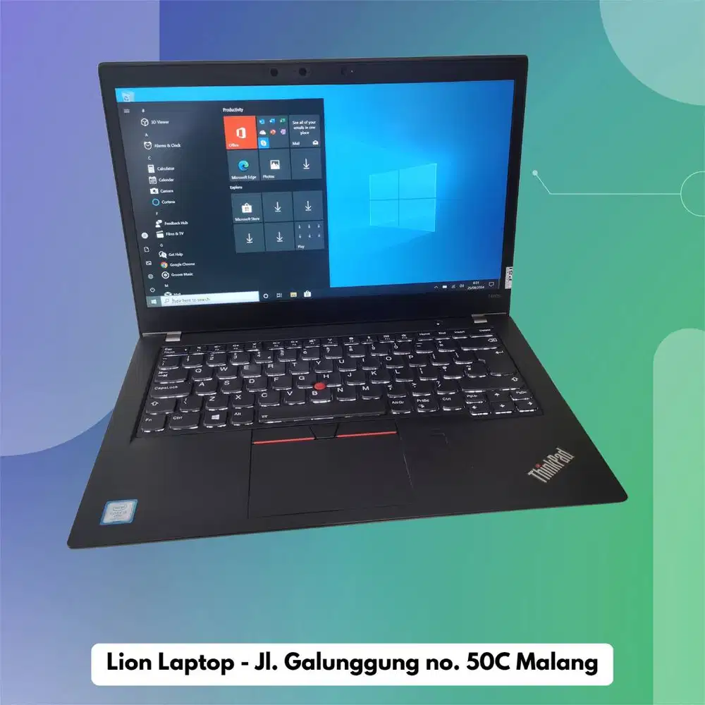 RAM 8GB Core i5 gen 8 Lenovo Thinkpad T480s SLIM [15|05]