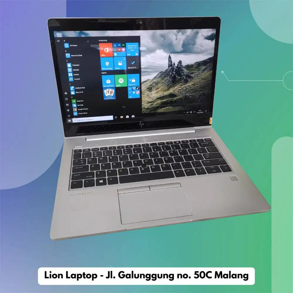 Core i7 gen 8 RAM 8GB Touchscreen Slim HP Elitebook 830 G6 [15|05]