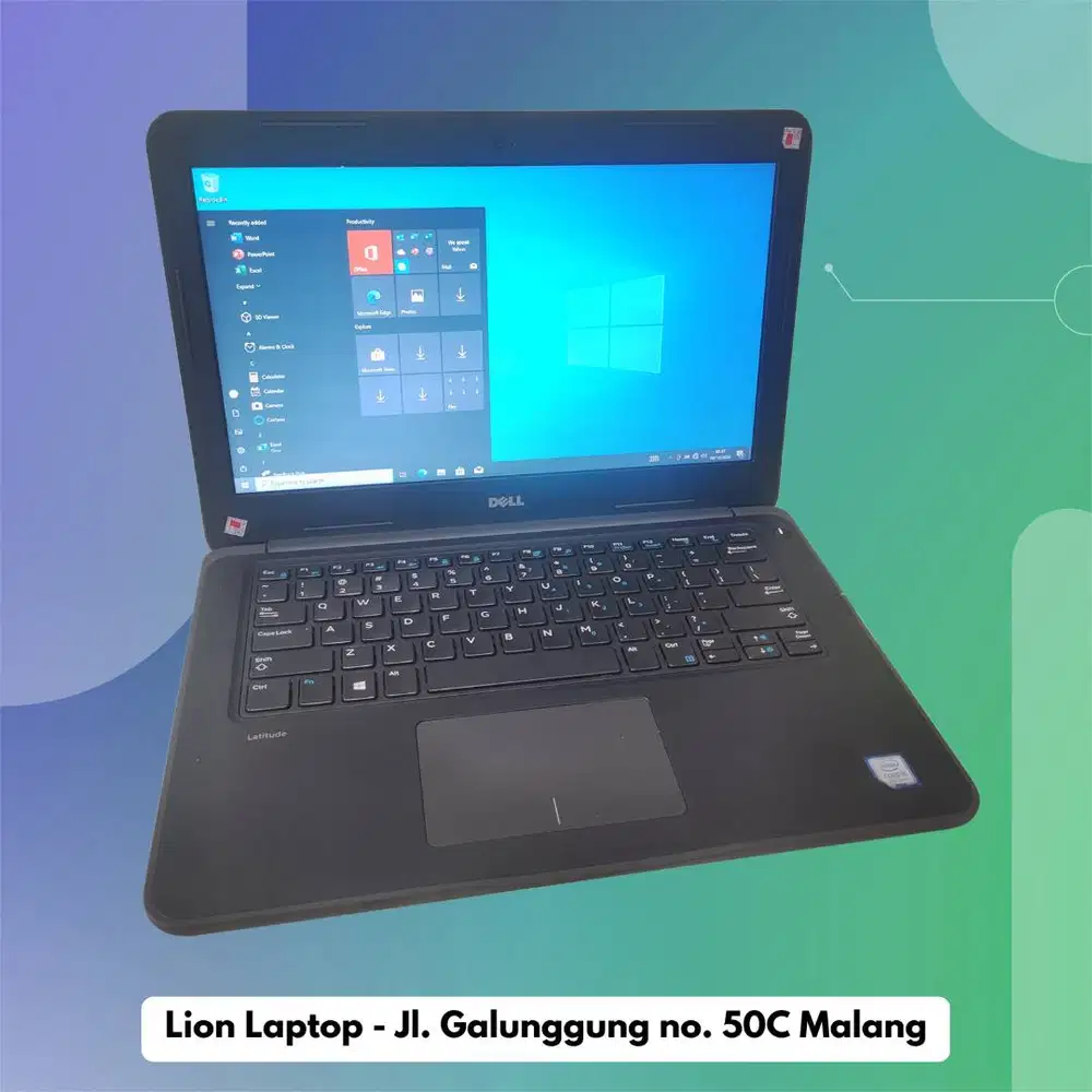Core i5 Gen 7 Murah Mulus RAM 8GB SSD 256GB Dell Latitude 3380 [15|05]