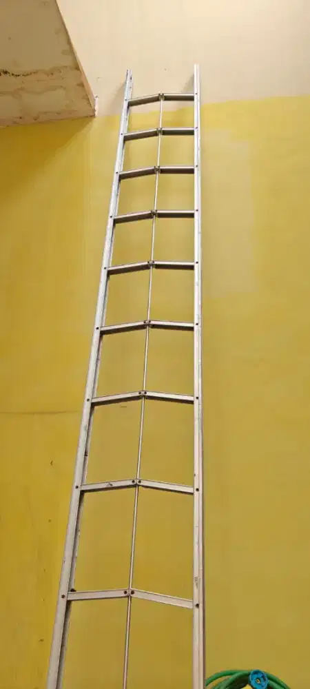 Tangga lipat alumunium 4 meter simple ringan kuat