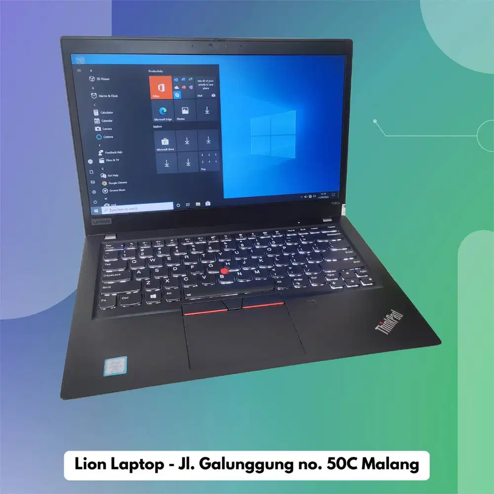 RAM 16GB SSD 512GB Core i5 Slim Lenovo Thinkpad T490s [15|05]