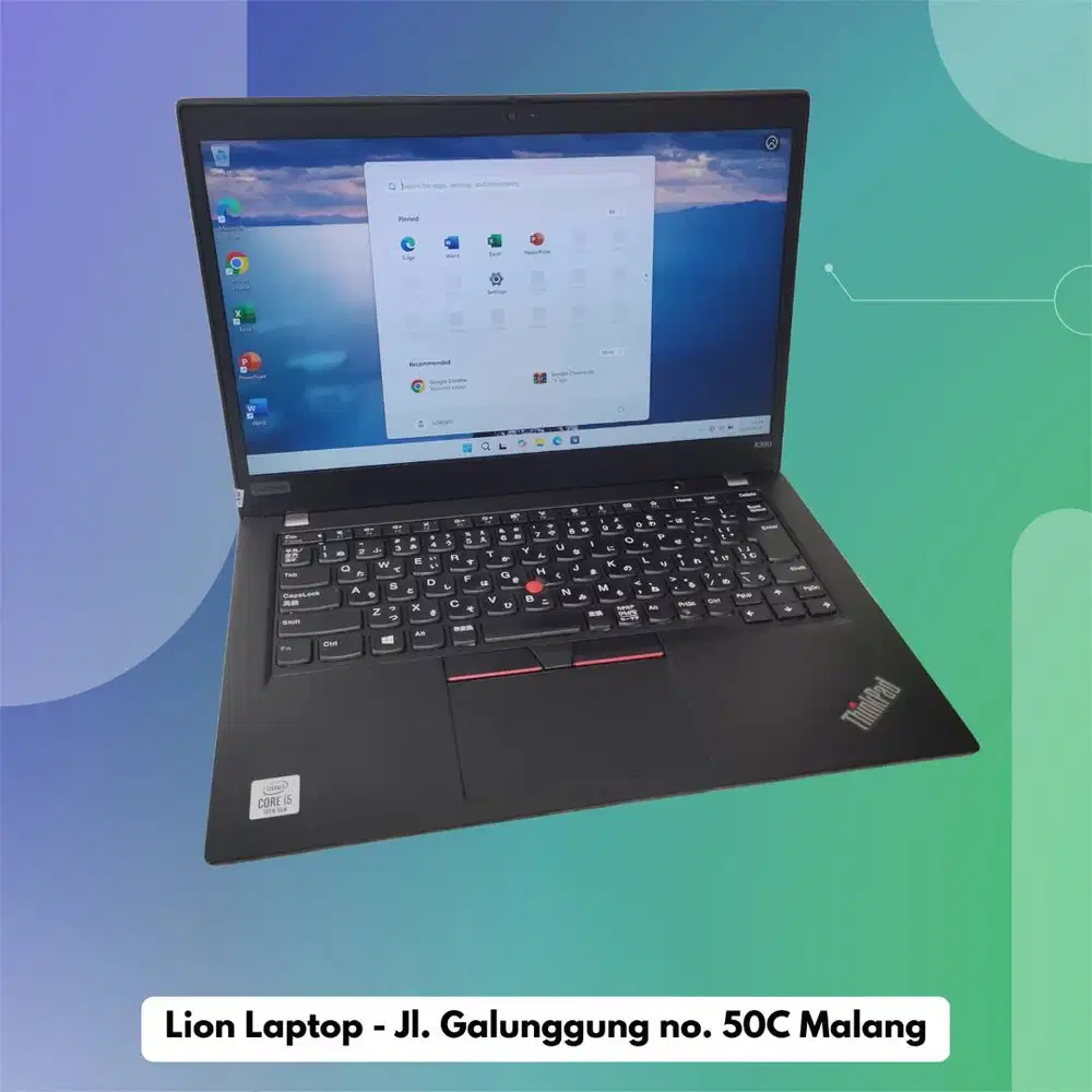 i5 GEN 10 Murah RAM 8GB Lenovo Thinkpad X390 [15|05]