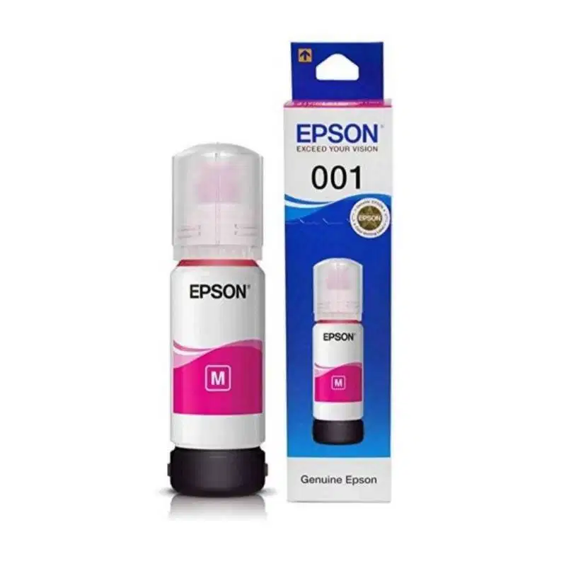 Tinta Epson 001 Magenta Original untuk L 4100 L 4200 L 6100 L 6200