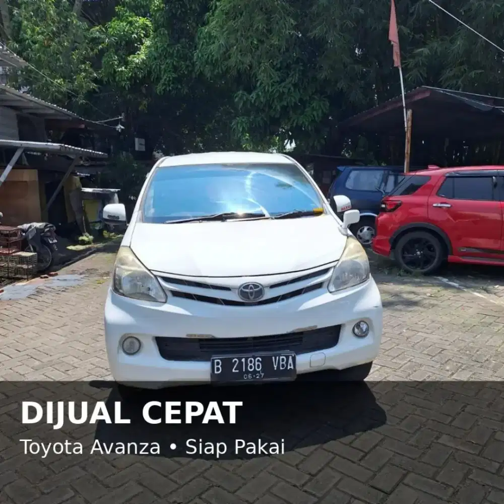 Avanza E AT Putih – 1.3 – Mobil Keluarga Irit