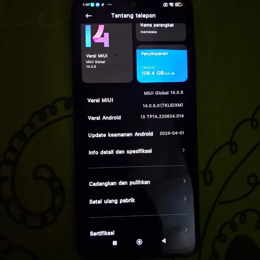 Redmi note10s 8/128
