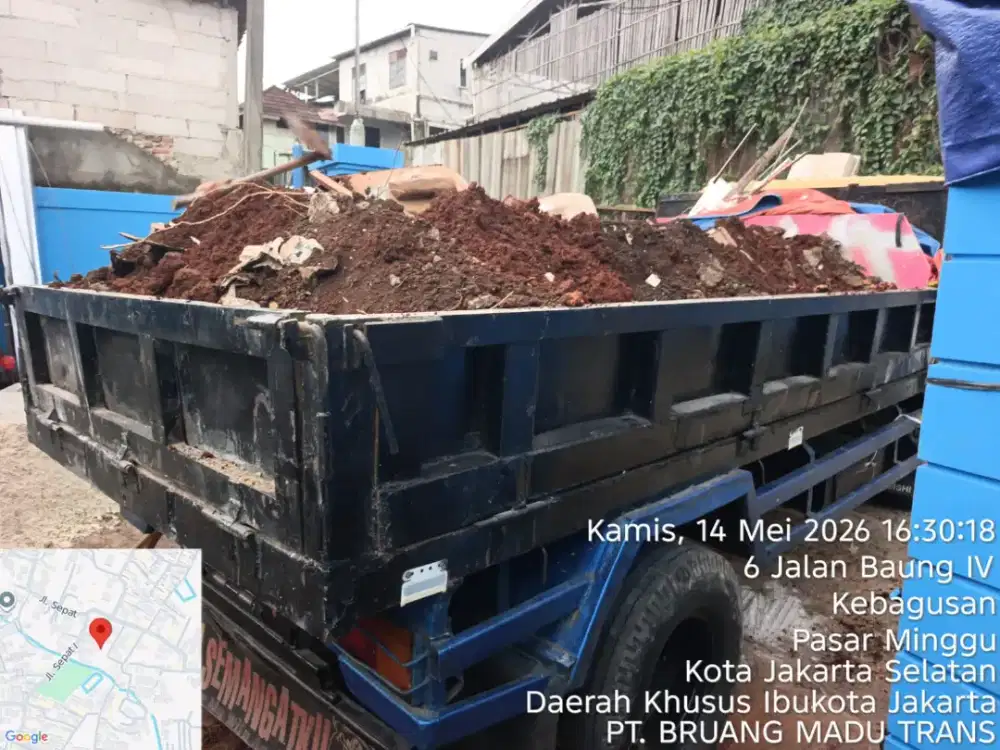 Jasa buang puing proyek