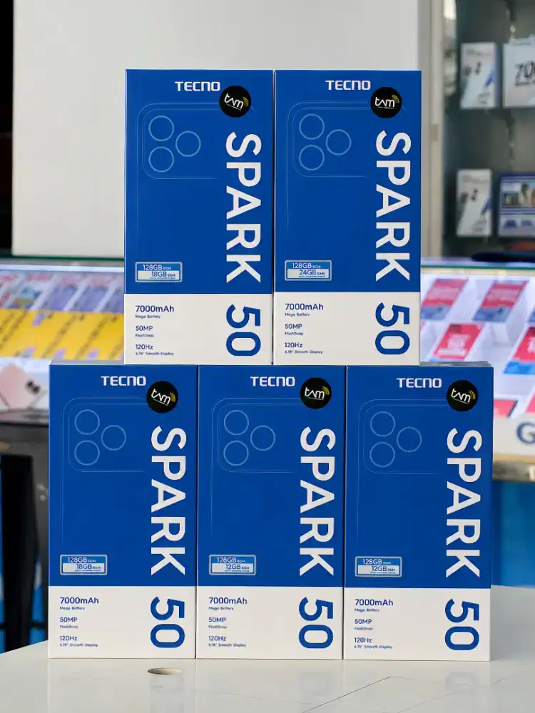 Tecno Spark 50 8/128GB (new)*Bisa cod, Fastrespon WhatsApp