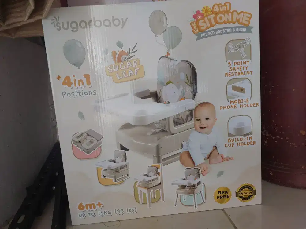 Kursi makan Sugar Baby Sit On Me 4 in 1