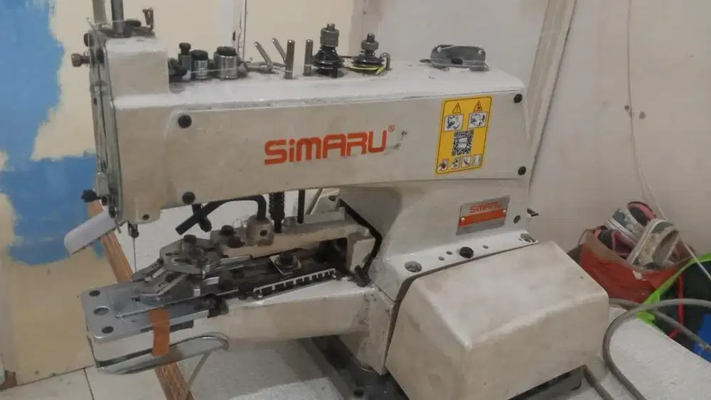 Mesin Pasang Kancing Simaru SM-373 Kondisi Normal