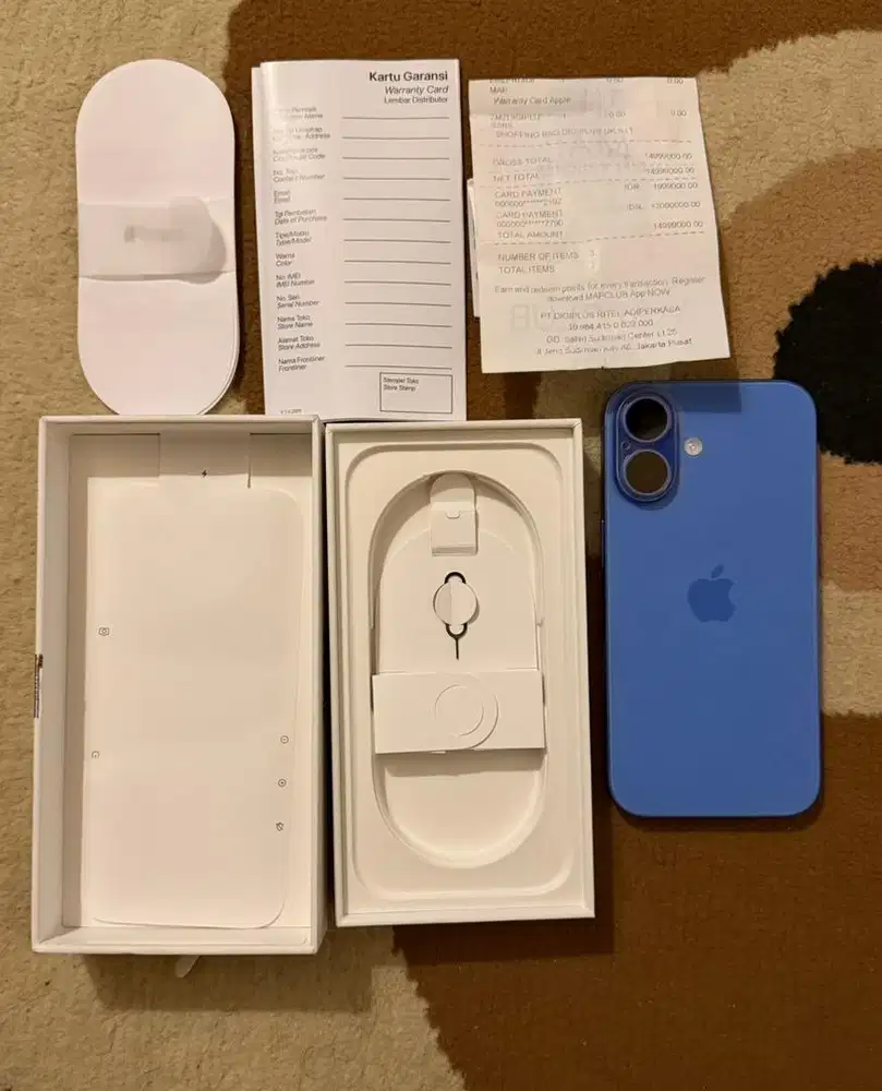 IPHONE 16 128 GIGA BLUE