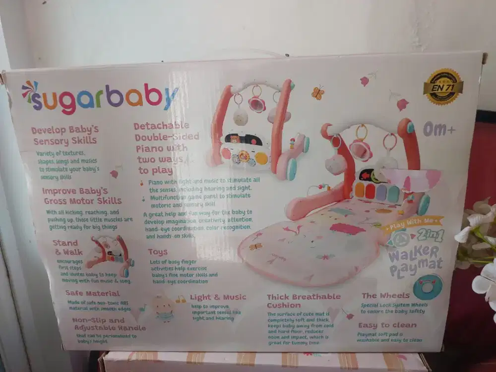 Sugar Baby 2in1 BABY WALKER PLAYMAT