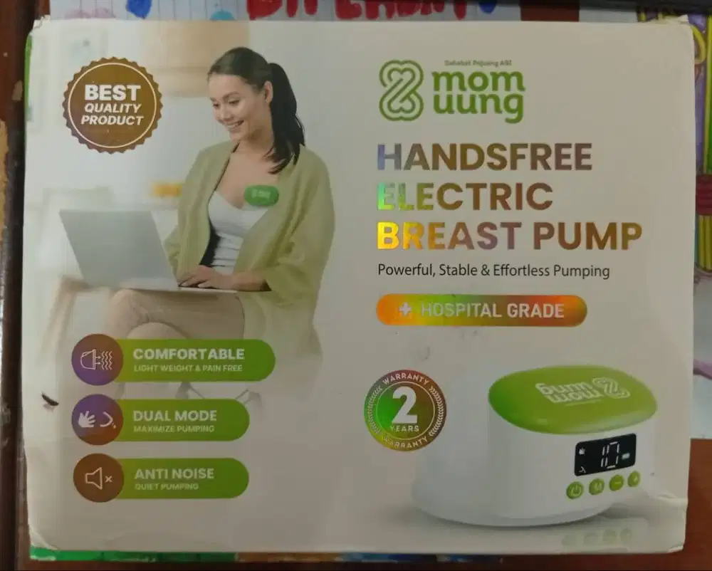 Mom Uung Handsfree Electric Breast Pump -Pompa ASI Elektrik BARU SEGEL