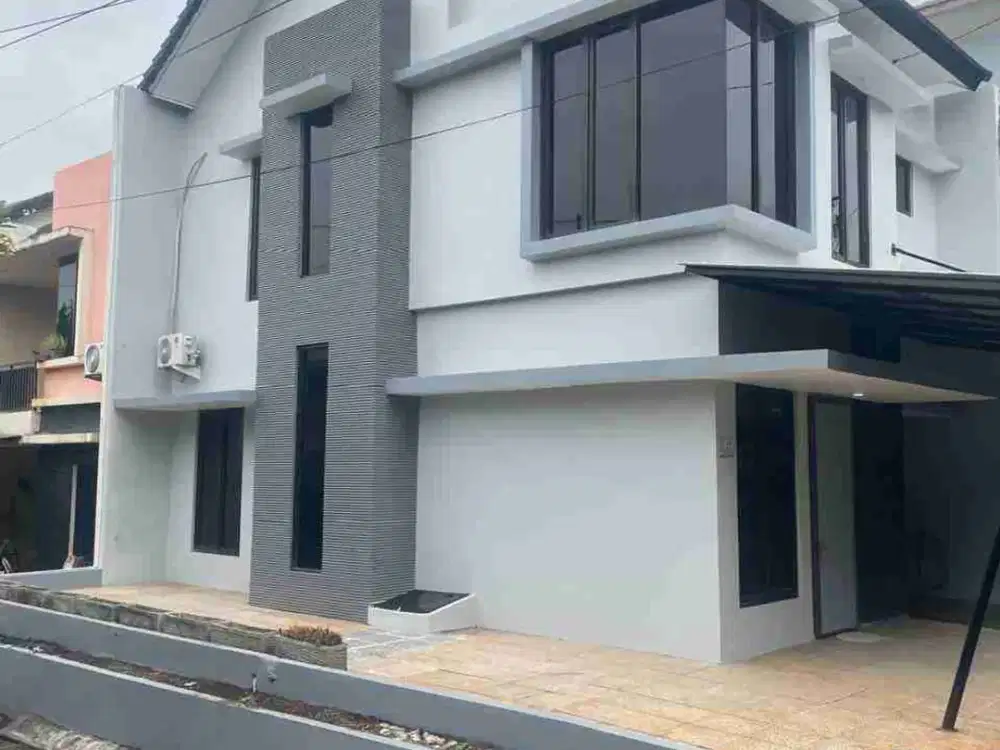 JUAL CEPAT Rumah Hoek 2 Lantai di Jl. Palapa Raya Serua Ciputat Tangsel Siap Huni SHM 1,5 M Nepis