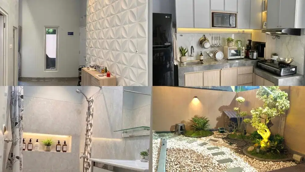 Disewakan Rumah Mewah Modern Minimalis Waru Taman Wage Maspion Juanda