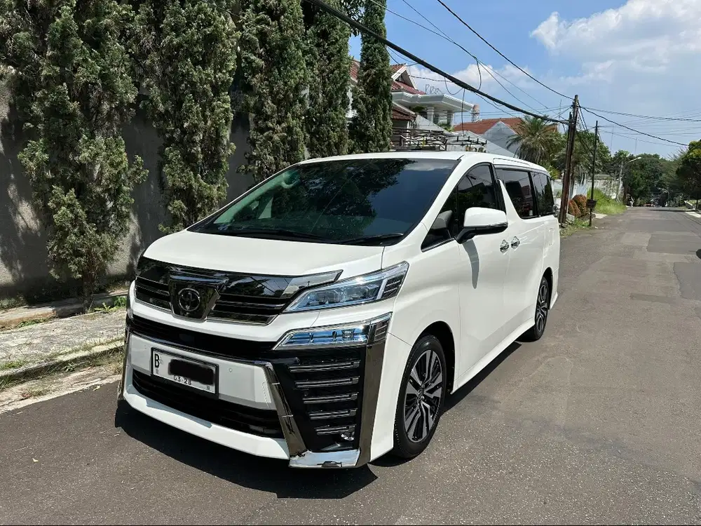 KM13Rb! Vellfire G ATPM 2021 putih toyota velfire alphard mobil alpaRd
