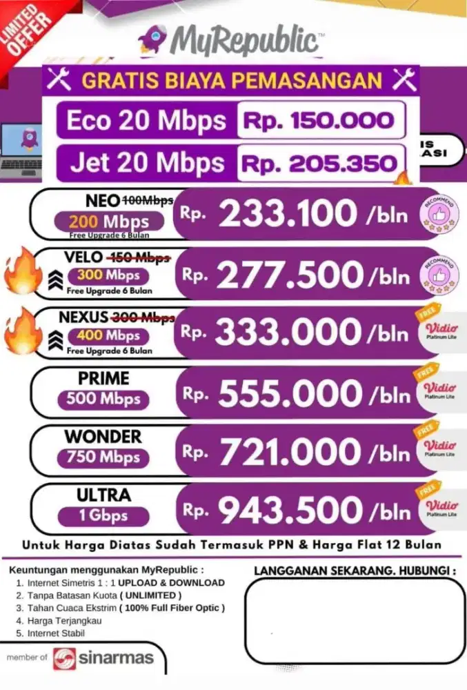 Internet Wifi Myrepublic