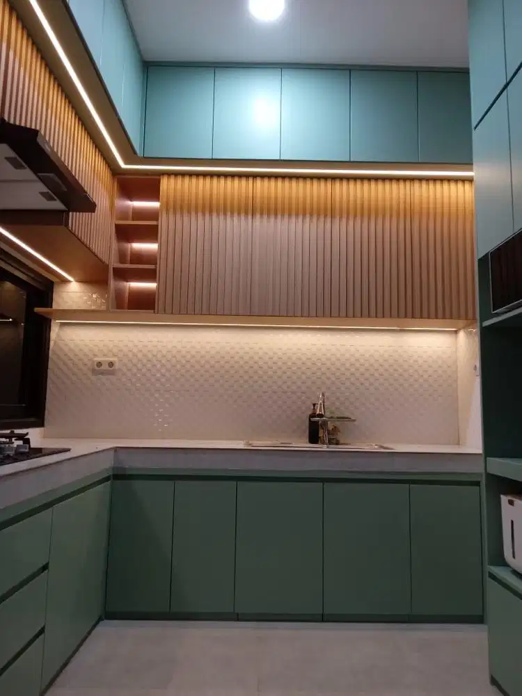 KITCHEN SET - BACKDROP TV - KAMAR SET - LEMARI TANGGA