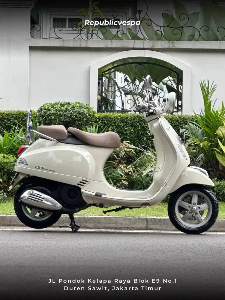 PIAGGIO VESPA LX150 3V IE TH 2015 WARNA CREAM RARE ITEM