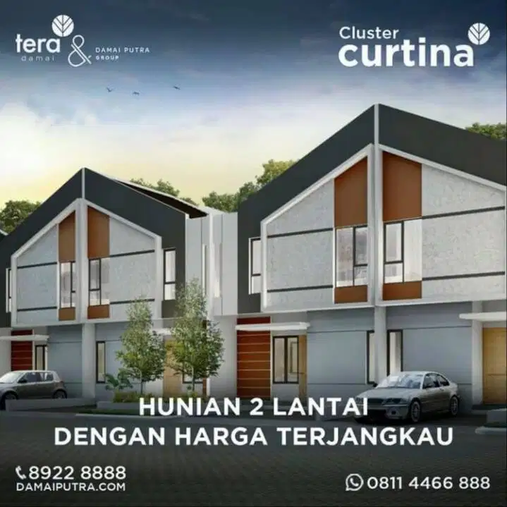 Di Sewakan Unit Terawat Perumahan Tera Damai Cluster Curtina
