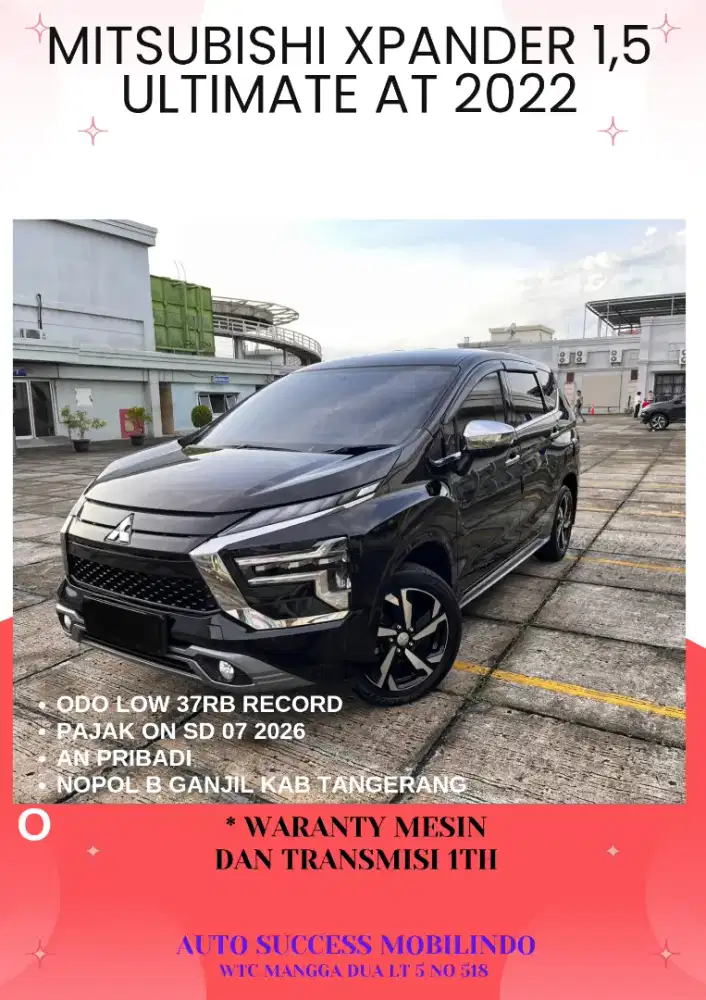 Mitsubishi Xpander 1,5 Ultimate Cvt 2022