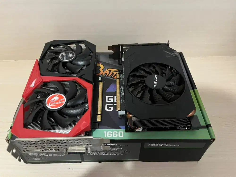 Jual GPU vga rusak gtx 1660 dan gtx 970