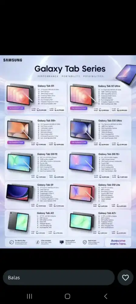 Samsung galaxy.