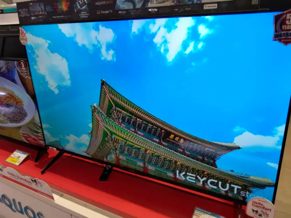 TV SHARP 4K CICILAN RINGAN