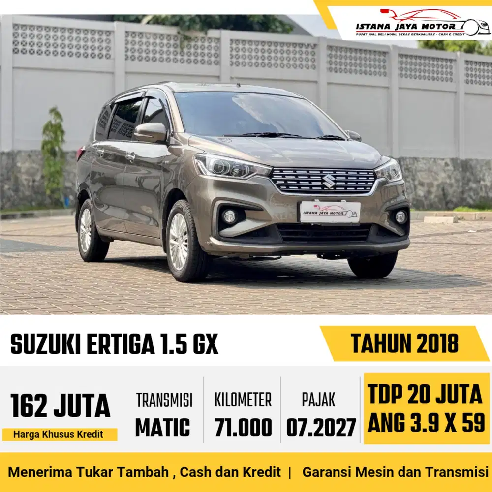 SUZUKI ERTIGA 1.5 GX AT 2018