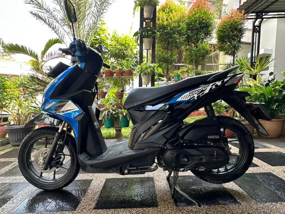 Honda BeAT CBS 2024 Biru Mulus KM 8 Ribu Pajak Hidup Siap Pakai [NEGO]