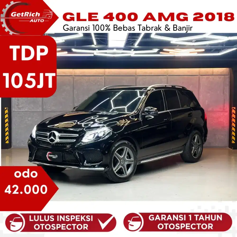 Low odo 40Rb!! Mercedes benz GLE 400  2018 Hitam Super Mulus