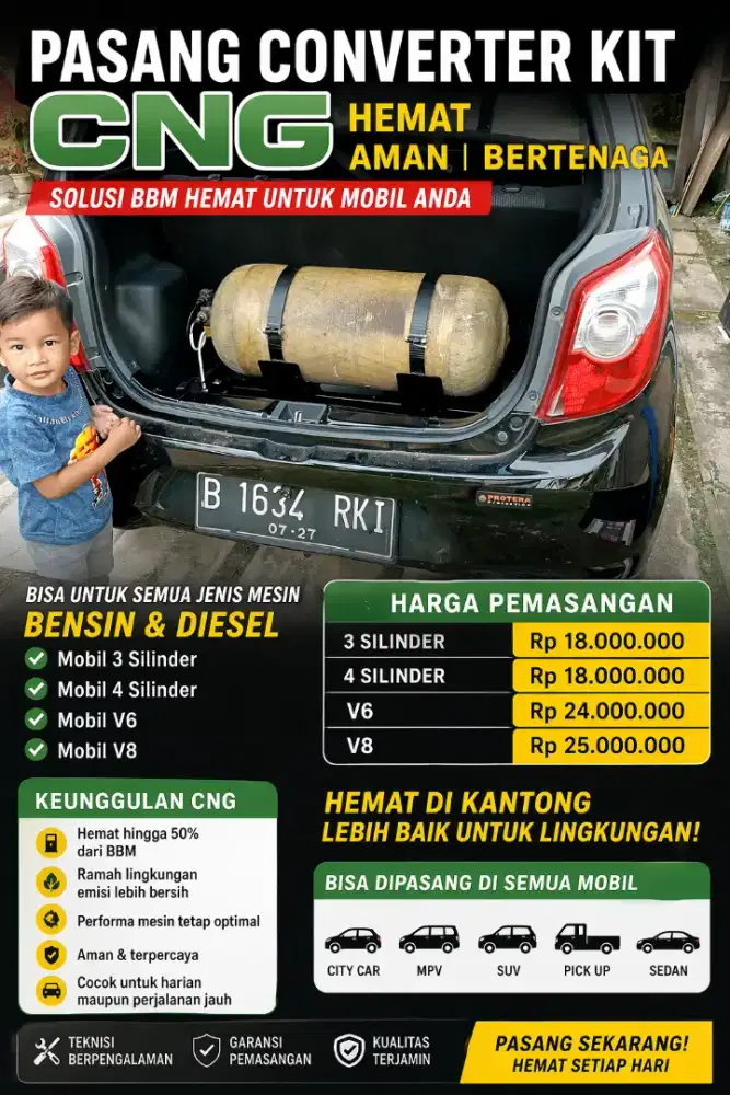 Converter Kit CNG Mobil | Jasa Pasang & Instalasi Profesional